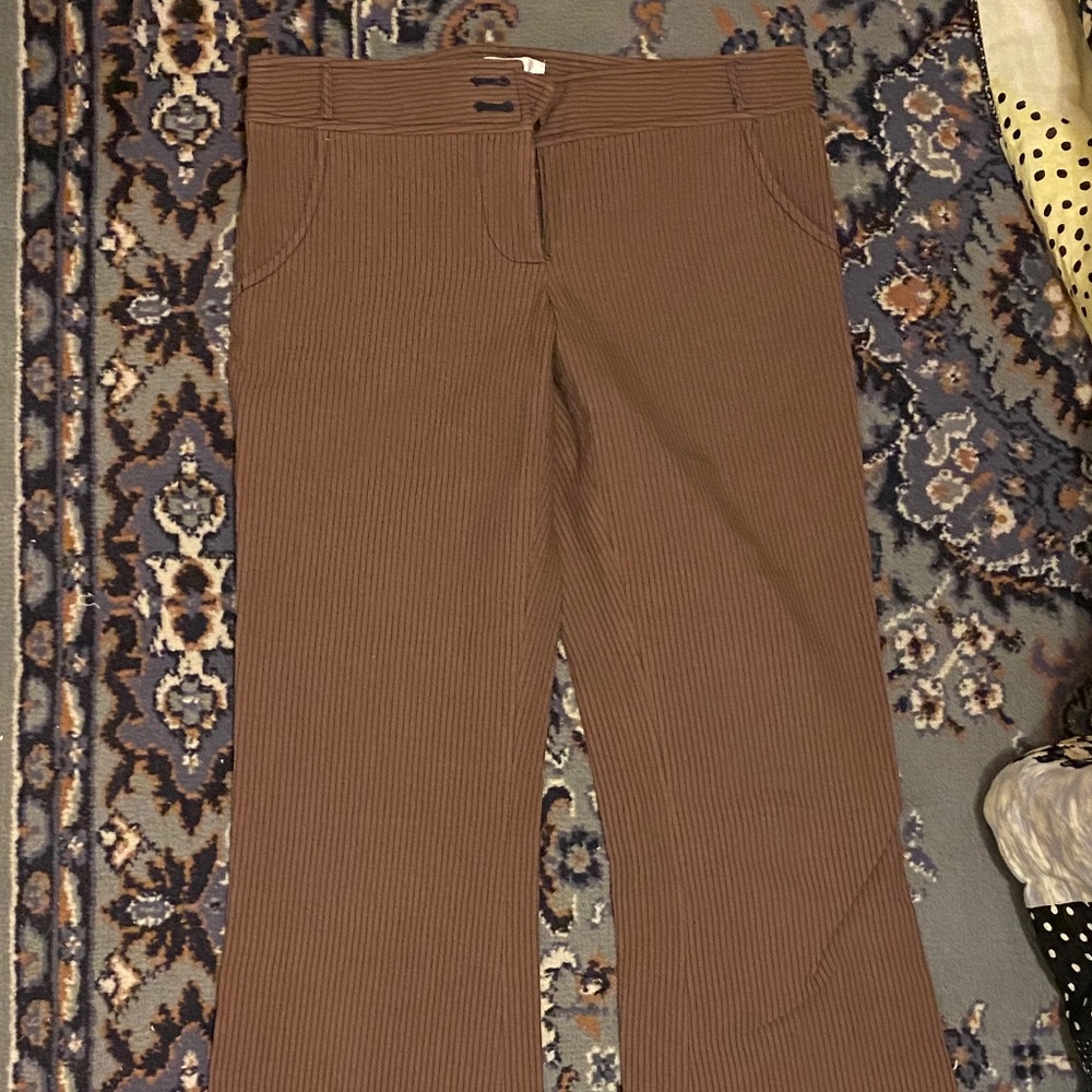 MAYLE 70's inspired pinstripe bellbottom